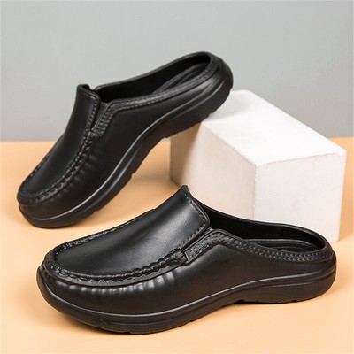Mens Chef Shoes Casual Kitchen Nonslip Safety Oil/Waterproof Men's Driving Shoes