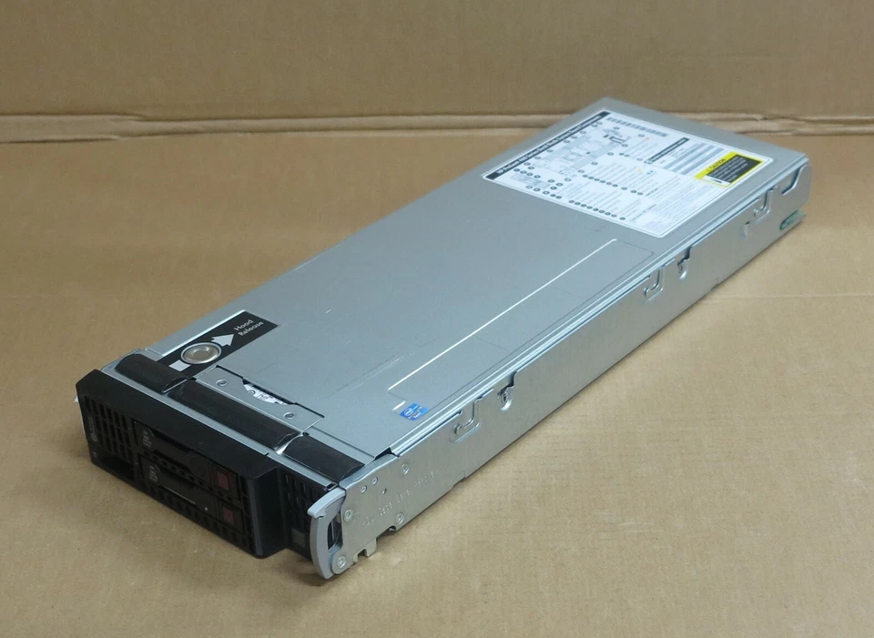 HP ProLiant BL460c Gen8 Blade Server 2x 4C E5-2609 2.4GHz 128GB Ram 600GB HDD - Image 2 of 4