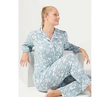 Cozee Home Supersoft Knotched Traditional PJ set Size XL