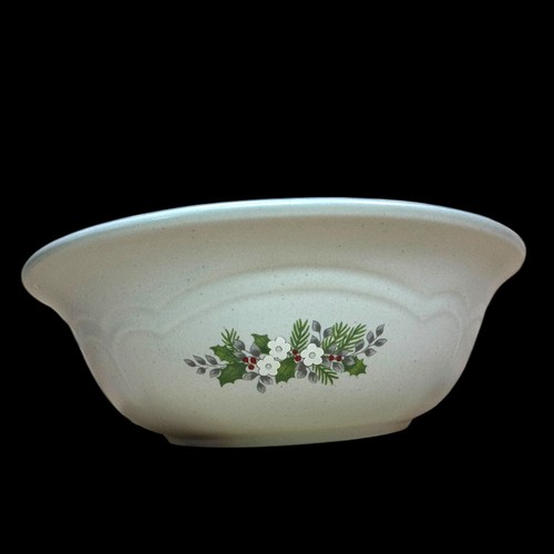 Pfaltzgraff Cimelio Servizio Verdure Ciotola 8 1/2" Grigio Bianco Fiori - Foto 6 di 17