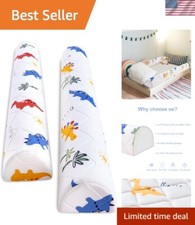 Safe and Soft Foam Bed Bumpers for Kids - 2-Pack for Toddler Sleep Safety
