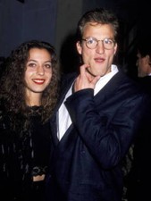 Moon Unit Zappa and Woody Harrelson at the Premiere of Cousi - 1989 Old Photo