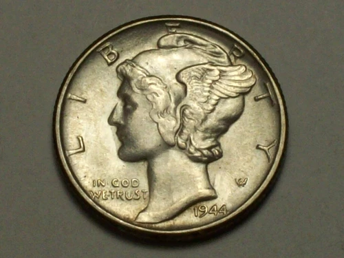 1944 Mercury Dime   Choice BU     SN2222