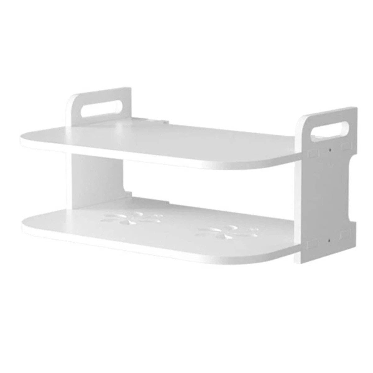 Hanging shelf for tv box deals