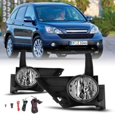 For 2005-2006 Honda CR-V CRV Bumper Fog Lights Driving Lamps w/ Switch+Bulbs