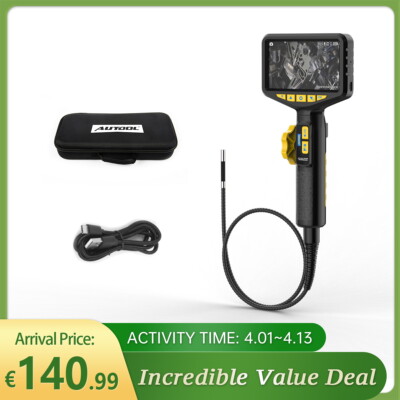 KFZ Industriell Endoskop Kamera Inspektion Kamera 210° 5.5mm 4.3''HD Anzeige IP67