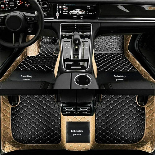 Für Chevy Alle Modelle Luxus Custom Fußmatten Wasserdichte Anti-Rutsch Teppiche - Bild 13 von 34