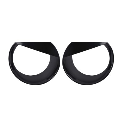 Fit 2015 2016 2017 Jeep Renegade ABS Angry Eyes Headlight Bezels Cover Black *2