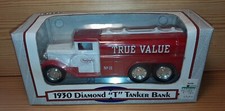 Vintage ERTL TRUE VALUE Hardware 1930 Diamond "T" Tanker Truck Bank, 1/34 scale