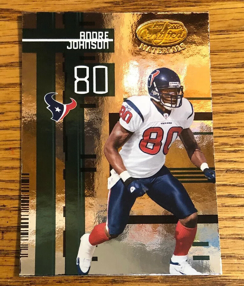Andre Johnson 2005 Leaf Certified Materials Texans Card #47   *2765*