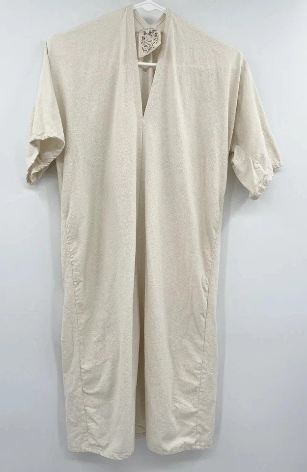 Vestido Miranda Bennet Studio Muse Talla 1 Pequeño Seda Noil Talla 4-6 Marfil Foto 4 de 4