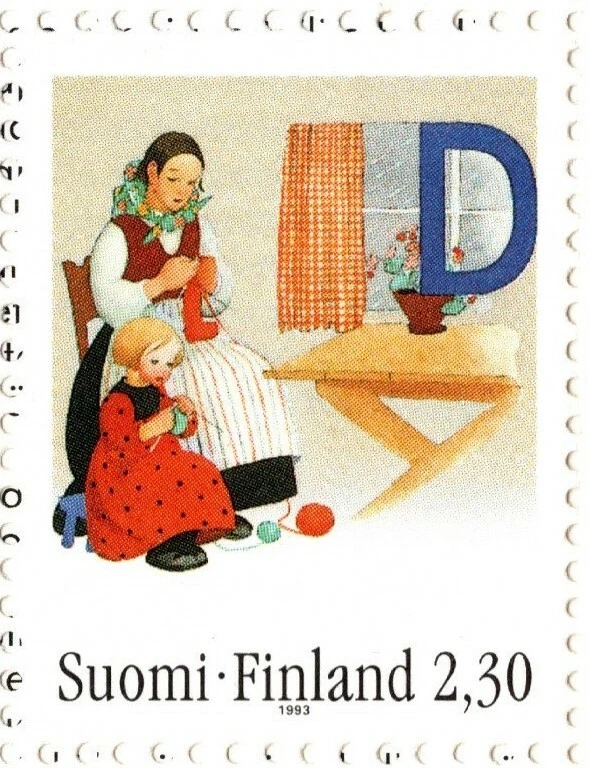 FINLAND 1992 FAIRY TALE STORIES BOOKLET OF FIVE STAMPS MNH  - Image 3 of 4