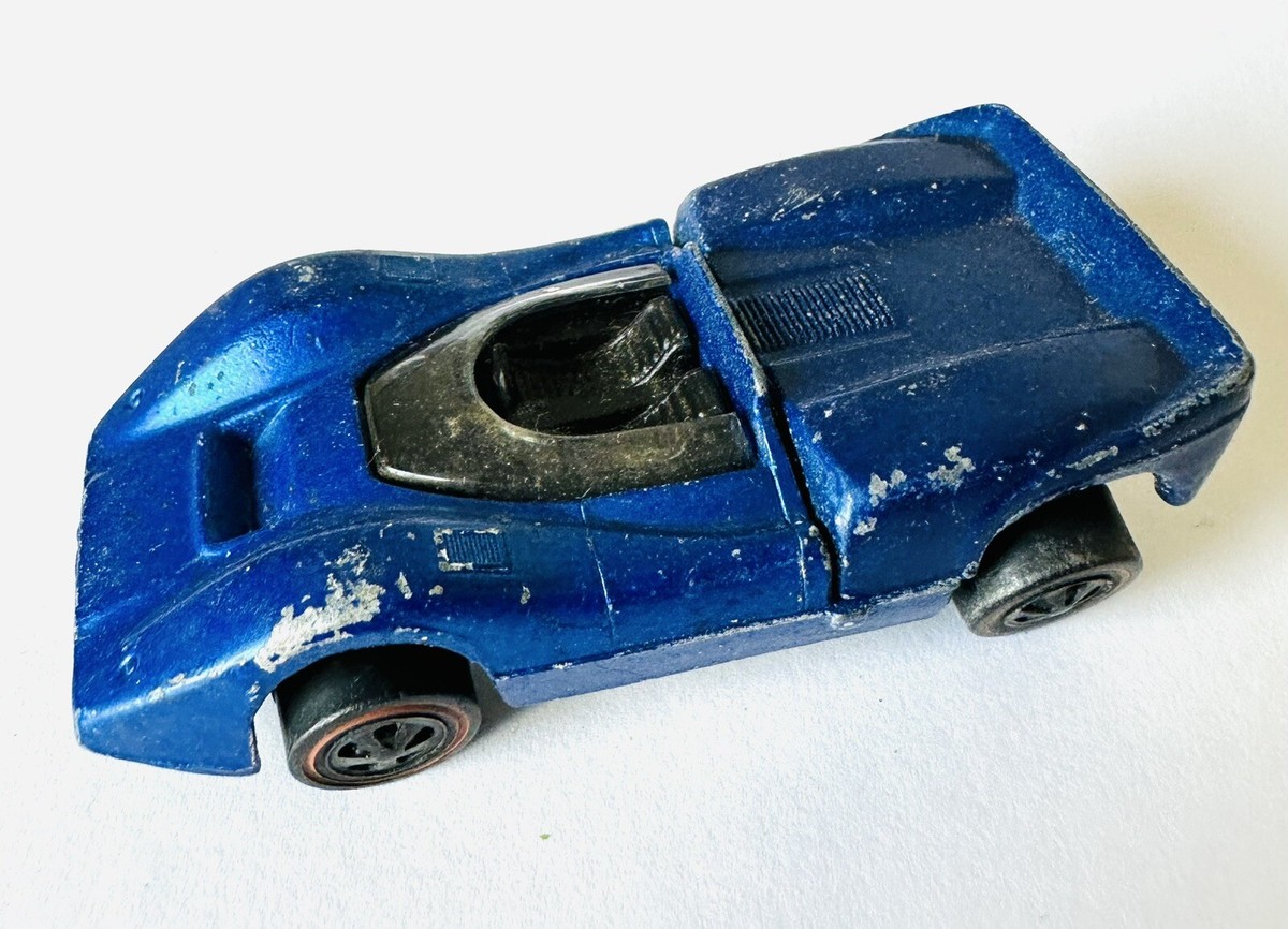 Hot Wheels Redline 1968 McLaren M6A US Rare Blue Original Grand
