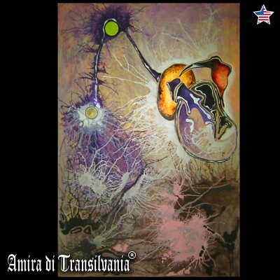 modern painting contemporary art abstract fantasy planets landscape surrealist