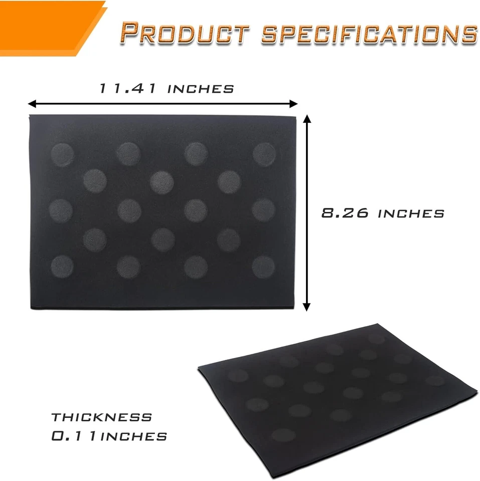 Alfombrilla magnética flexible para portaherramientas para pernos, tuercas, bandeja de piezas de tornillo 11,8"x8" 1 pieza Foto 4 de 4