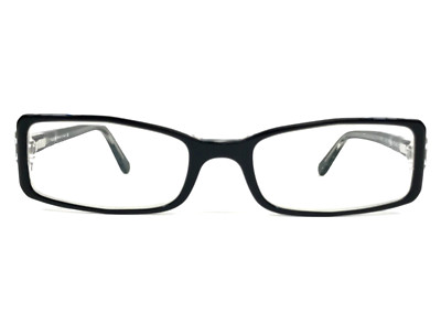 Versus by Versace Eyeglasses Frames MOD.8007 139 Black Clear Rectangle 49-17-135