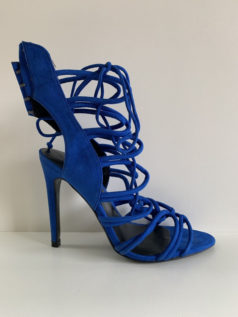 zara cobalt blue heels