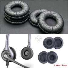 Leather EarPads Cushion For Plantronics H351 H351N H361 H361N Telephone Headsets
