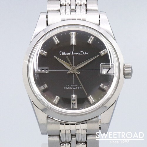 Citizen 51206-K Vintage Cal.1802 Homer Date Manual Winding Mens Watch  Authentic | eBay