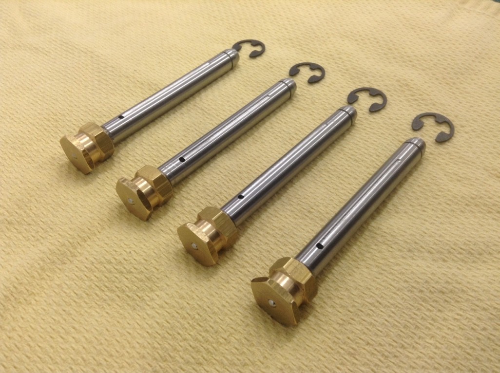 1969-1973 Ferrari 365 GTB/4 & GTS/4 "Daytona" Oversize Door Hinge Pins, Set of 4
