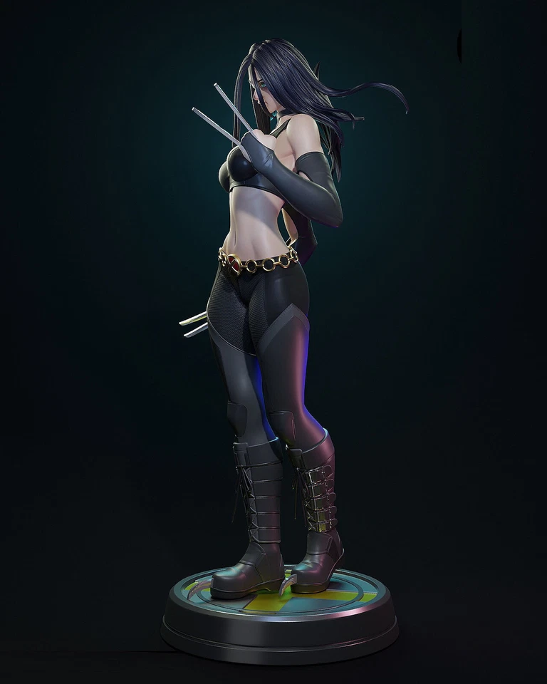 Painted Laura Kinney X-23 Statue 1/4 Figure - Image 2 of 3