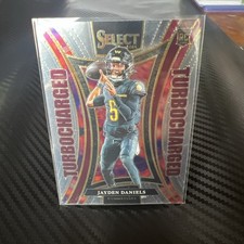 2024 Panini Select - Turbocharged Jayden Daniels #12 (RC)