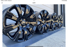 21” Land Rover Range Rover Sport Gloss Black Factory OEM Wheels 9002