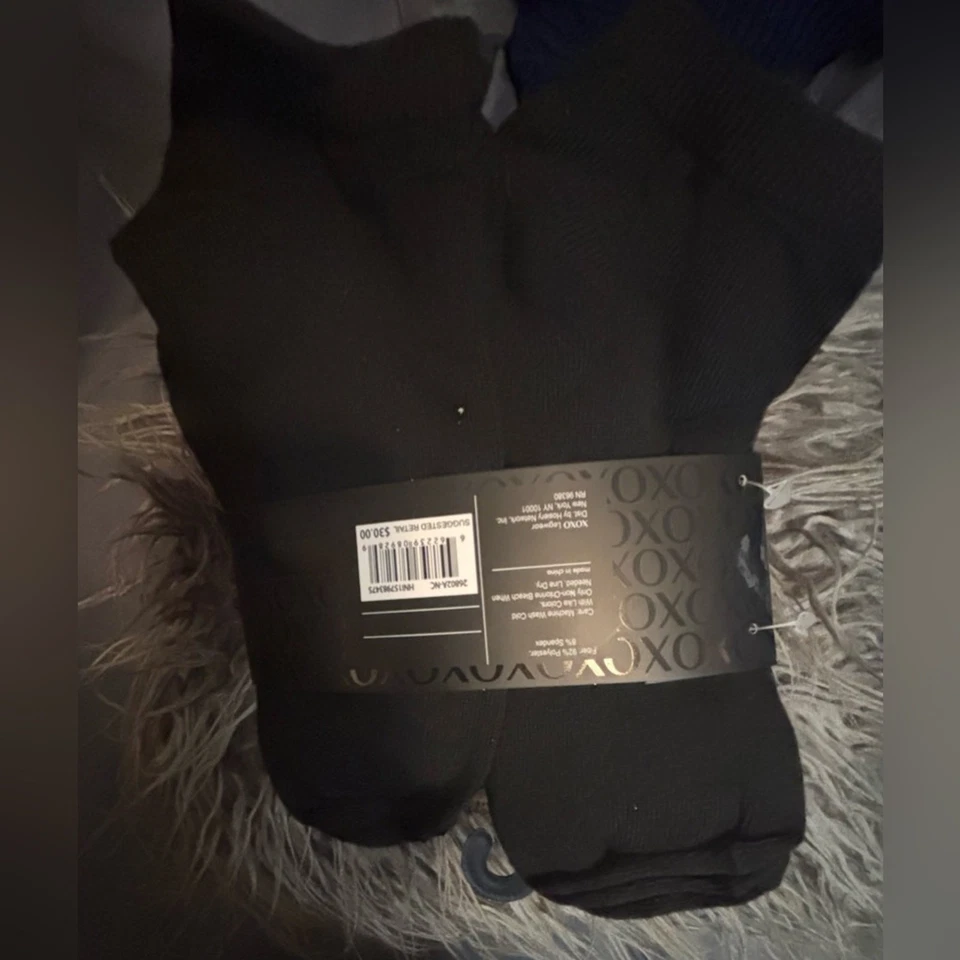 XOXO Women’s Black No Show Socks 20-Pack (size 4-10) - Image 3 of 3