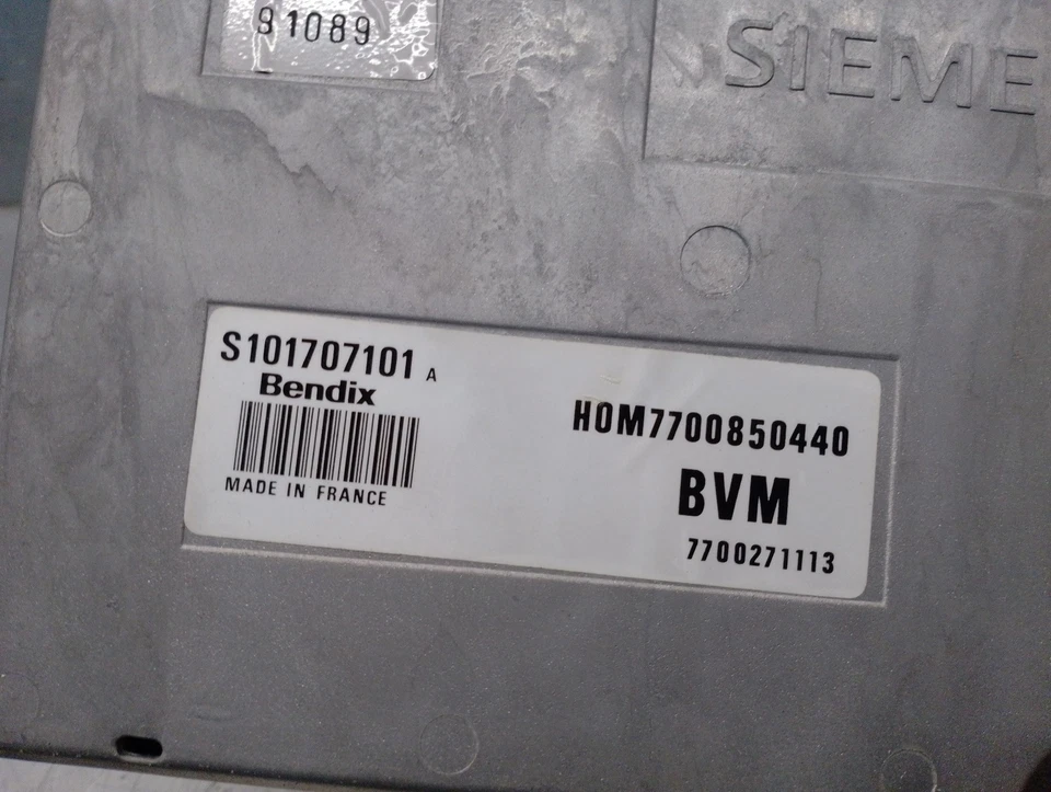 7700271113 CENTRALINA MOTORE / SIEMENS / S101707101A / 5006787 PER RENAULT 19 1 - Immagine 4 di 4