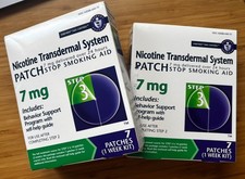 Habitrol Step 2 Nicotine 7mg Transdermal System Patch Pack of 14 Patches 