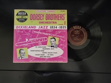 DORSEY BROTHERS 10'' 33 1/3RPM "DIXIELAND JAZZ 1934-1935" DECCA DL6016 ULTRASONI