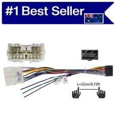 MITSUBISHI PAJERO 2000-2006  16 PIN ANDROID HEAD UNIT CABLE FOR POWER / SPEAKERS