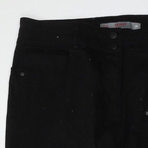 Next Women's Black High-Waist Skinny Jeans Size 18 - Picture 8 of 12