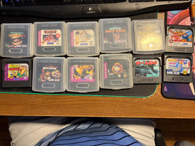 SEGA Game Gear Handheld System - Black -12 GAME BUNDLE