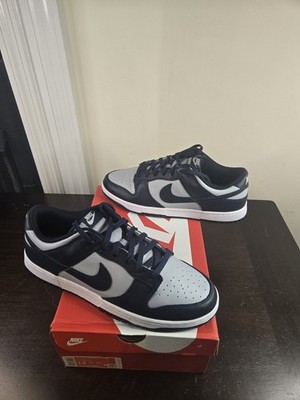 Size 13 - Nike Dunk Low Georgetown Wolf Grey Dark Obsidian DD1391-003