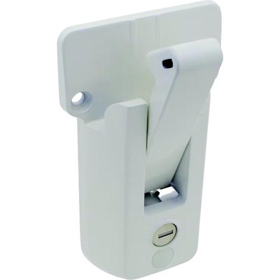 Fasteners Unlimited BL-65611-9009-1PK Global Cargo Door Bar Lock, White