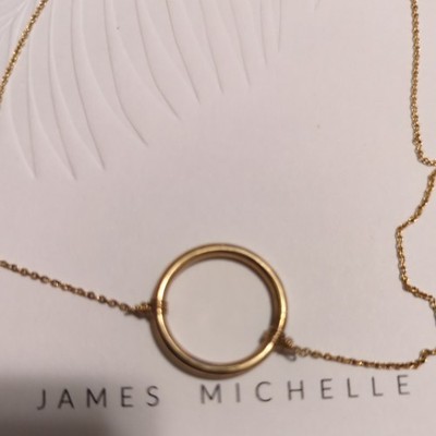 James Michelle Circle  choker necklace retail $52