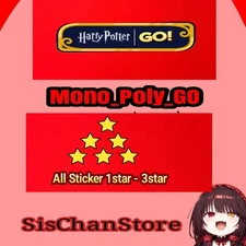 MONO_POLY GO  STICKER 1,2,3 STARS⭐ CHEAPEST&FAST DELIVERY