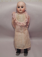 Antique Bisque Doll A. M. Dep Armand Marsailles 1894 13'" Sleepy Eyes Teeth