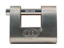 Image of Faithfull Brass Shutter Padlock 80mm FAIPLB80SHUT