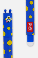 Legami Erasable Gel Pen*LÖSchbarer Gelstift*Monster*Blaue Tinte