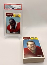 1988 Winners Derrick Thomas Alabama Crimson Tide Rookie Card RC PSA 9 +Team Set. rookie card picture