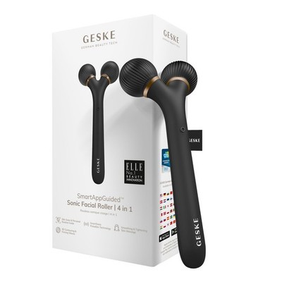 GESKE | SmartAppGuided  Sonic Facial Roller | 4 in 1 | Gerät für Gesicht