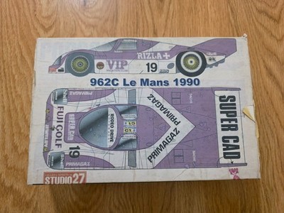 1/24th Studio 27 962C L/T Trans Kit with Tamiya Porsche 956 Donor Kit /Super Cad