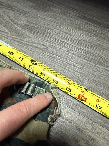 Vintage Army Woodland Camo Pants Small Short Hot Weather Combat Trousers Ripstop - Bild 7 von 7
