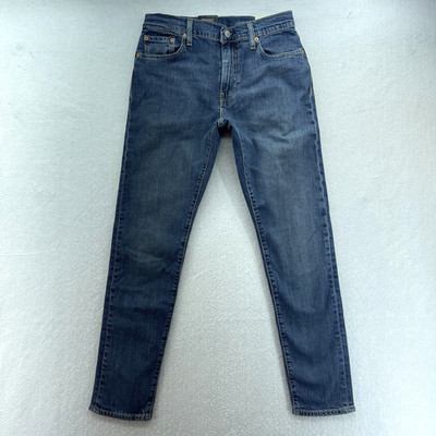 Levis Jeans Mens 30x32 Blue 512 Slim Taper Premium Medium Wash Denim Preppy