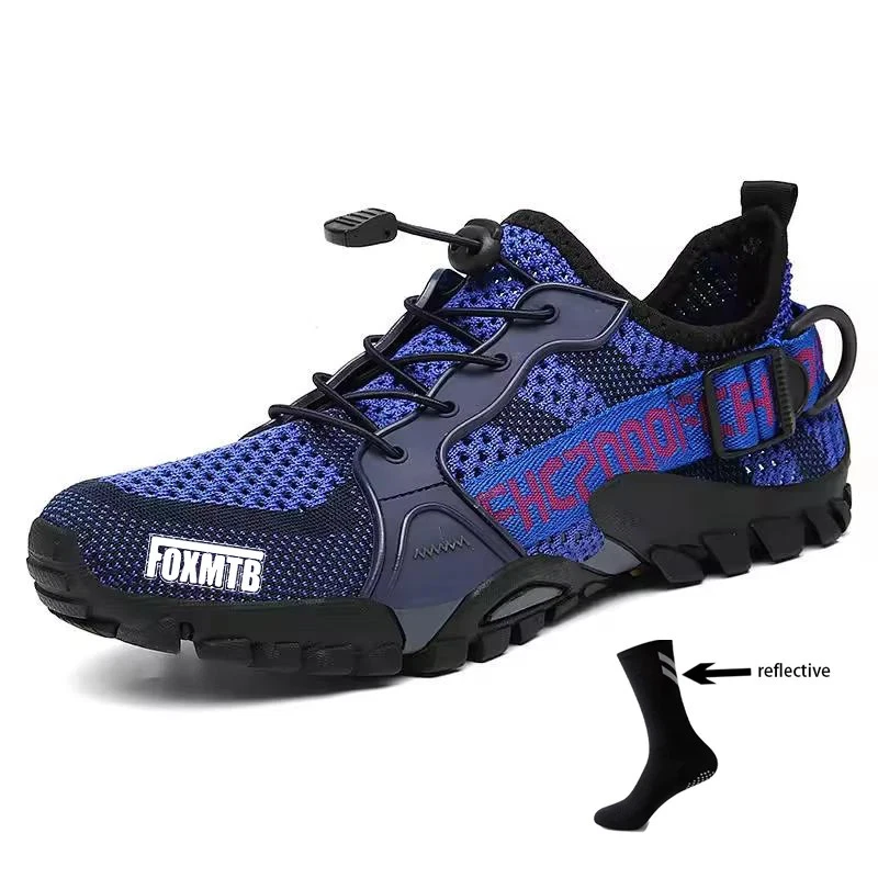 Zapatos de ciclismo de velocidad para motocicletas Tenis antideslizantes Calzado de bicicleta de montaña Foto 4 de 4