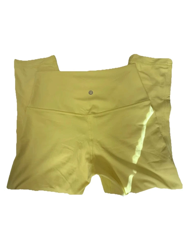 Lululemon Align High-Rise Pant 25" Yellow Nulu Yoga Leggings Size 8 - Image 2 of 4