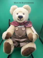 Althans Teddy Sammler Bär limitiert mit Urkunde, Ca 32 cm