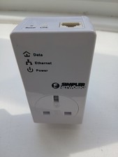 1 x BT Simpler Networks 200mbps Mini Passthrough Powerline Adapter